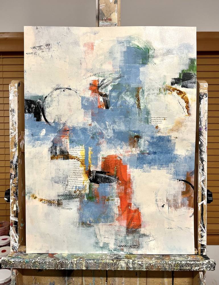 Original Abstract Expressionism Abstract Painting by Shellie Garber