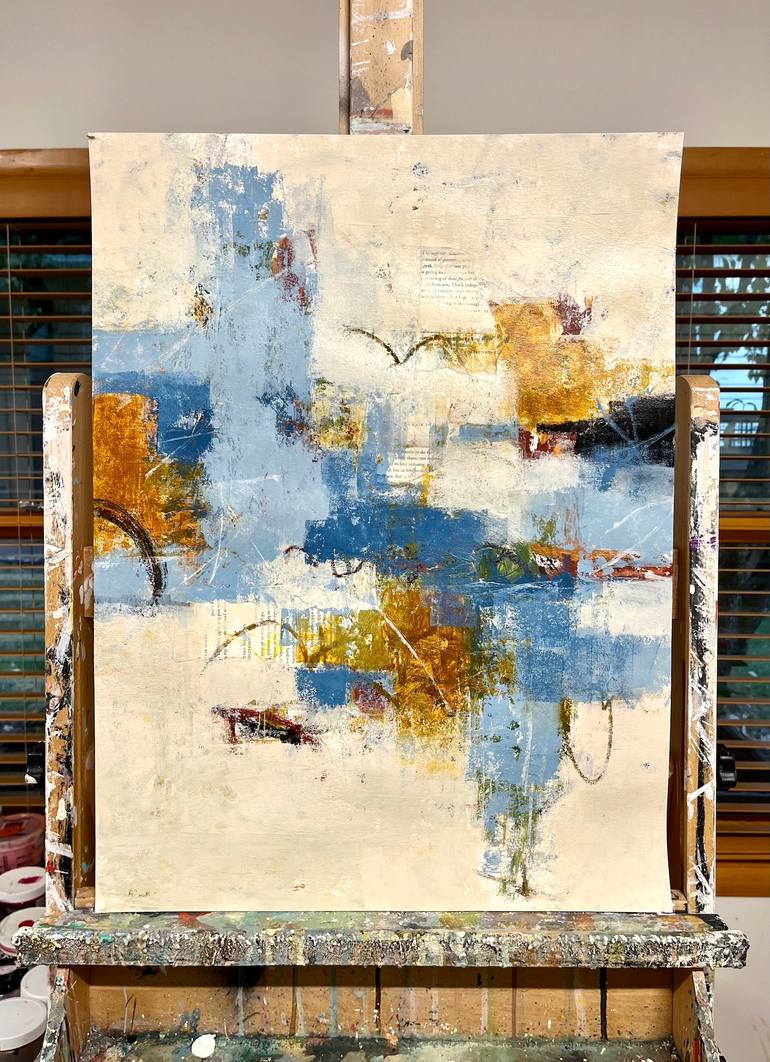 Original Abstract Landscape Painting by Shellie Garber