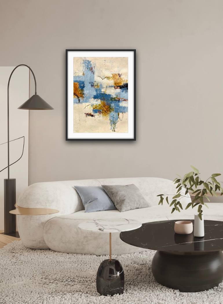 Original Abstract Landscape Painting by Shellie Garber