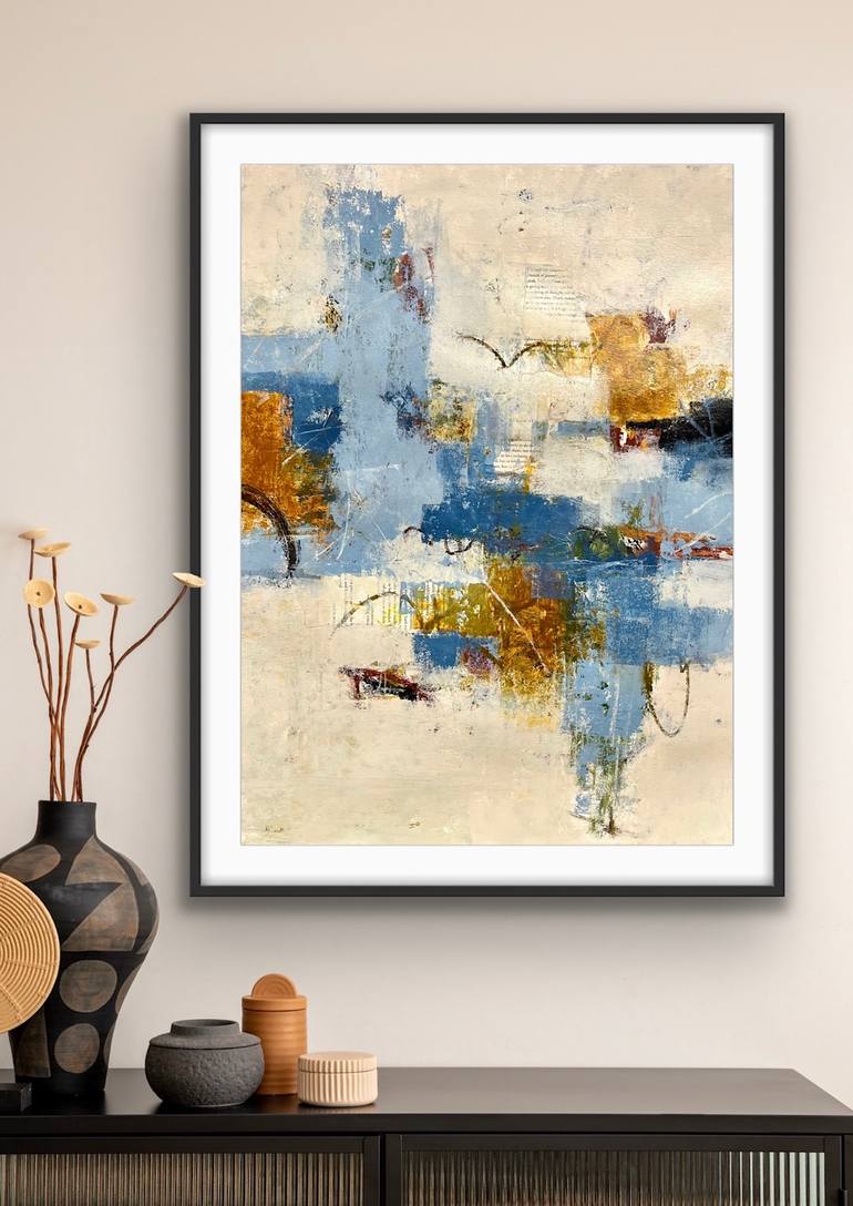 Original Abstract Landscape Painting by Shellie Garber