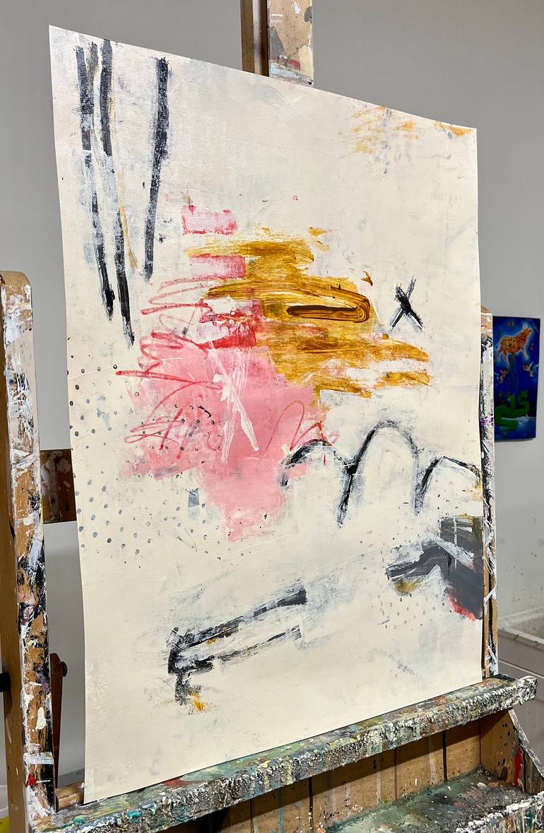 Original Abstract Expressionism Abstract Painting by Shellie Garber