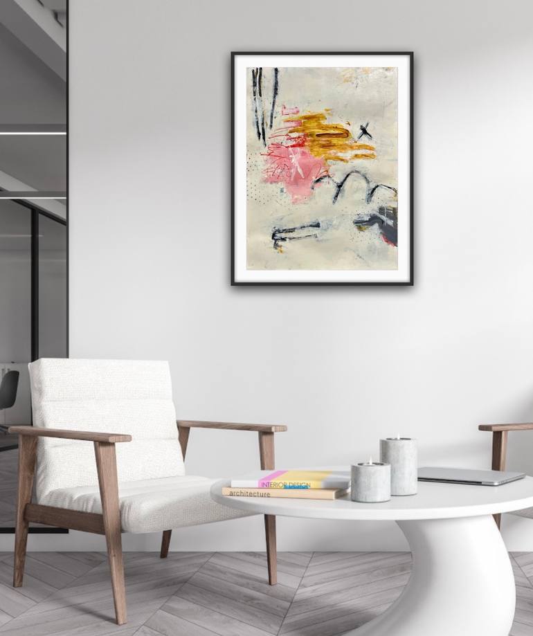 Original Abstract Expressionism Abstract Painting by Shellie Garber