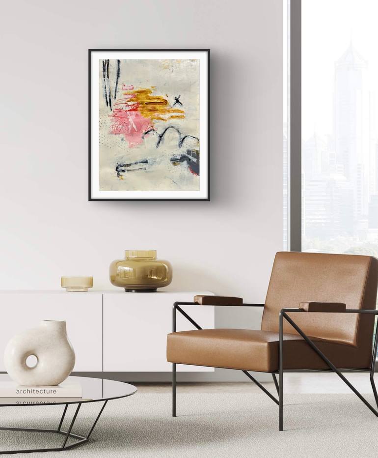 Original Abstract Expressionism Abstract Painting by Shellie Garber