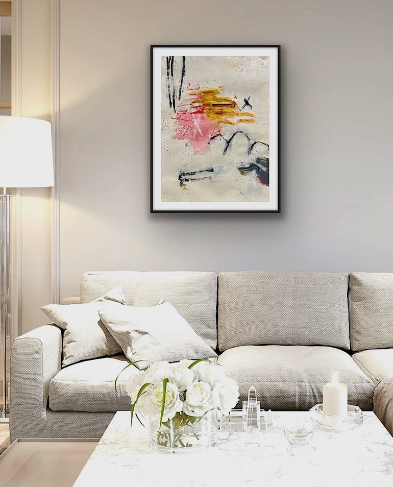 Original Abstract Expressionism Abstract Painting by Shellie Garber