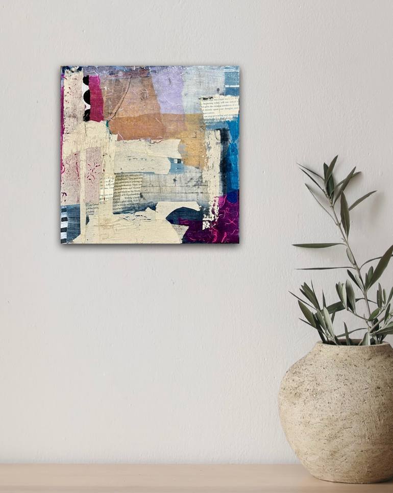 Original Abstract Expressionism Abstract Mixed Media by Shellie Garber