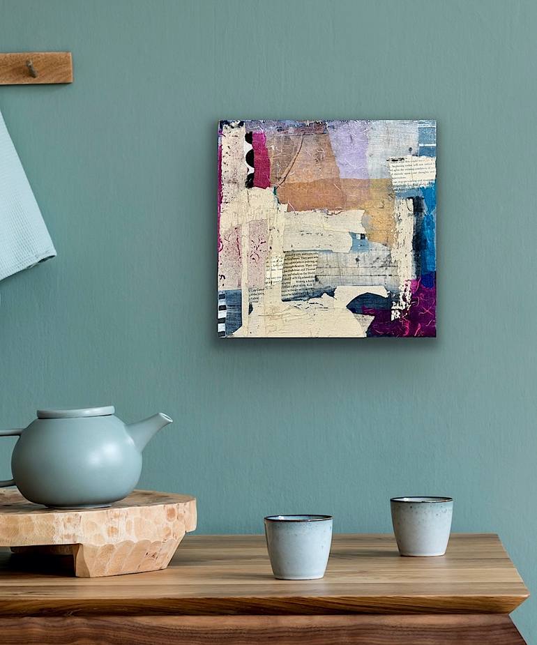 Original Abstract Expressionism Abstract Mixed Media by Shellie Garber
