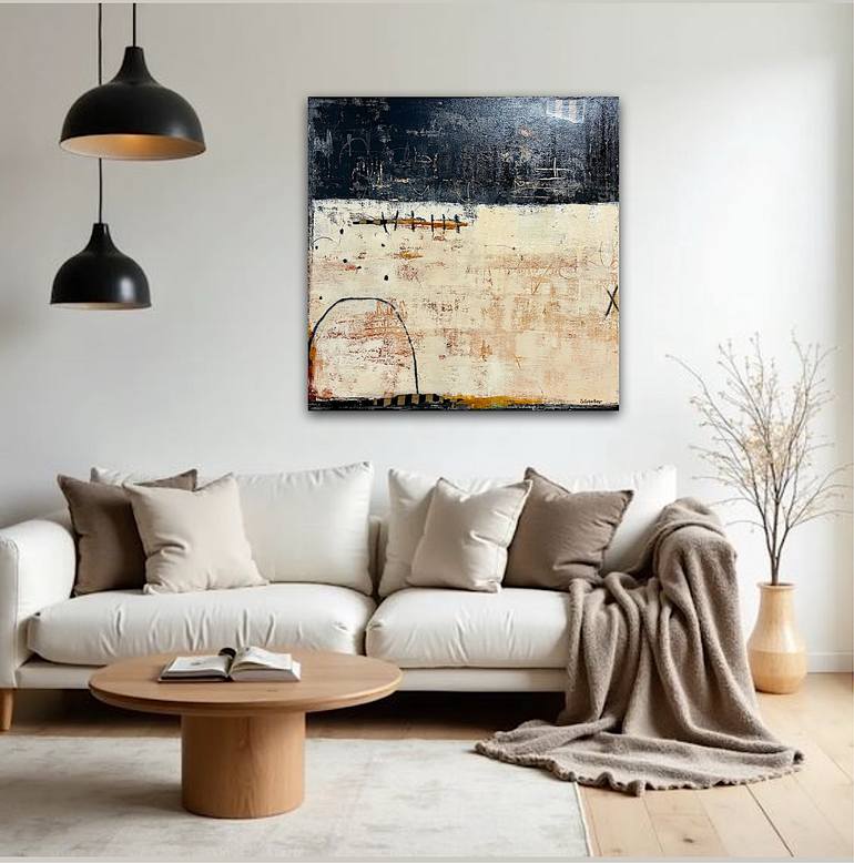 Original Abstract Expressionism Abstract Painting by Shellie Garber