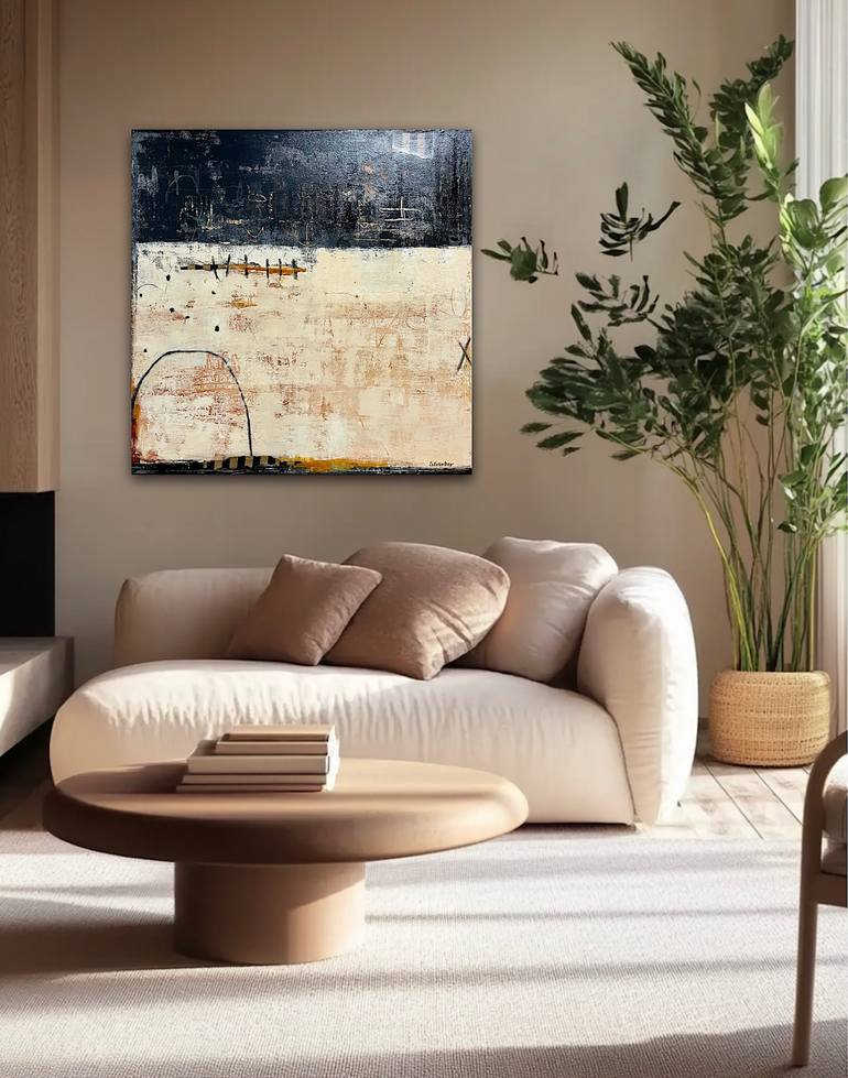 Original Abstract Expressionism Abstract Painting by Shellie Garber