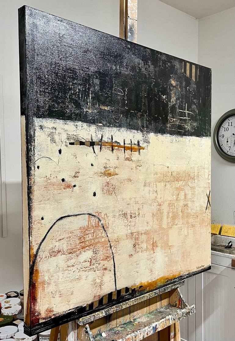 Original Abstract Expressionism Abstract Painting by Shellie Garber