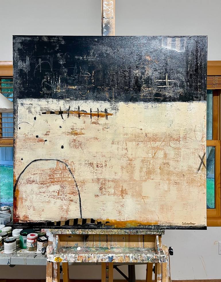 Original Abstract Expressionism Abstract Painting by Shellie Garber