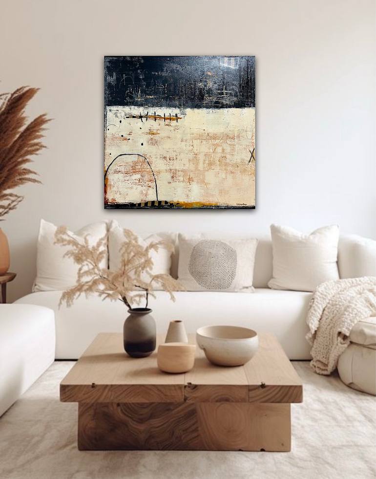 Original Abstract Expressionism Abstract Painting by Shellie Garber