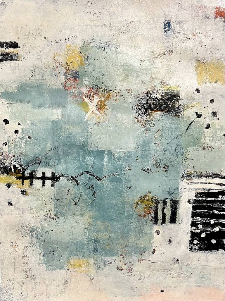 Original Abstract Expressionism Abstract Paintings by Shellie Garber