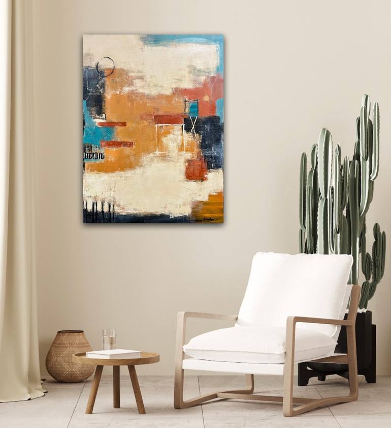 Original Abstract Expressionism Abstract Painting by Shellie Garber