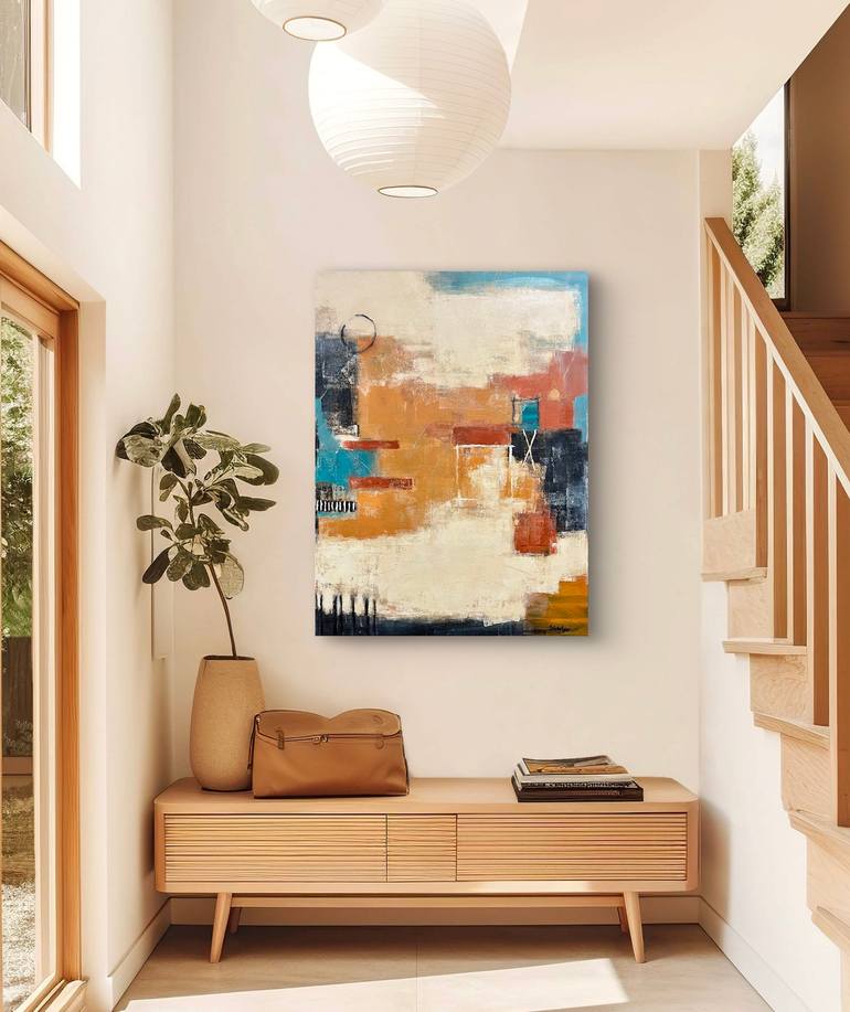 Original Abstract Expressionism Abstract Painting by Shellie Garber