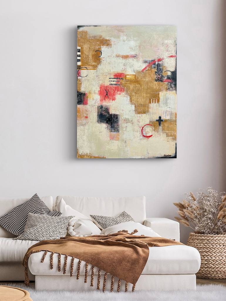 Original Abstract Expressionism Abstract Painting by Shellie Garber