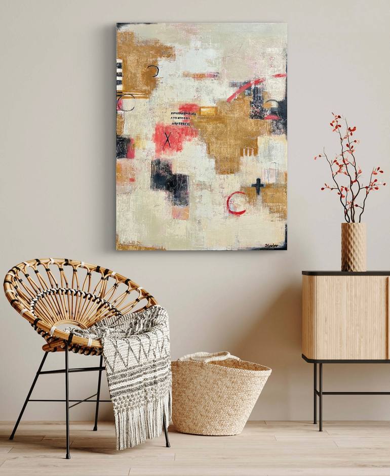 Original Abstract Expressionism Abstract Painting by Shellie Garber