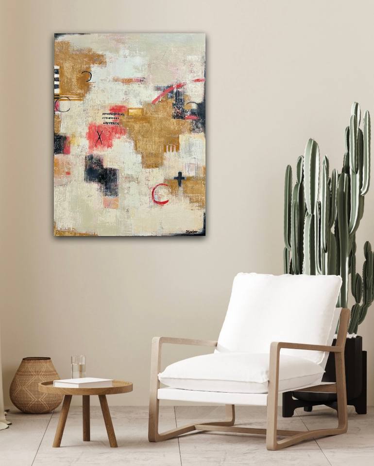 Original Abstract Expressionism Abstract Painting by Shellie Garber