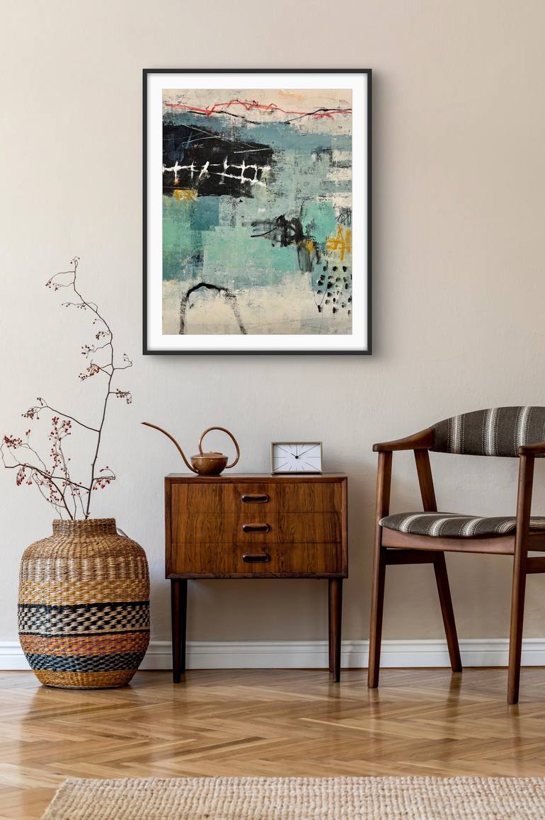 Original Abstract Landscape Painting by Shellie Garber