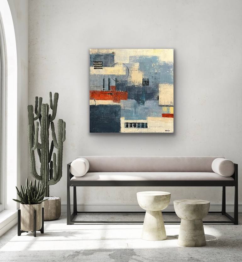 Original Abstract Expressionism Abstract Painting by Shellie Garber
