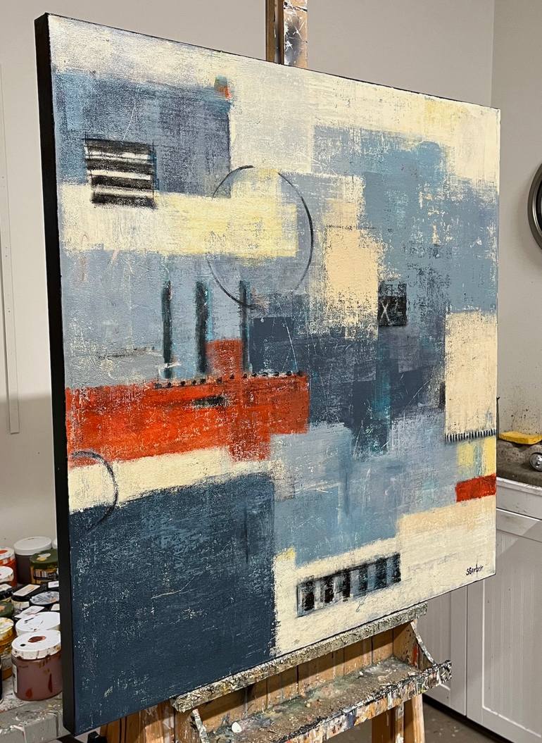 Original Abstract Expressionism Abstract Painting by Shellie Garber