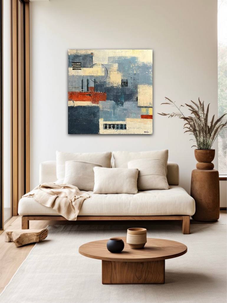 Original Abstract Expressionism Abstract Painting by Shellie Garber