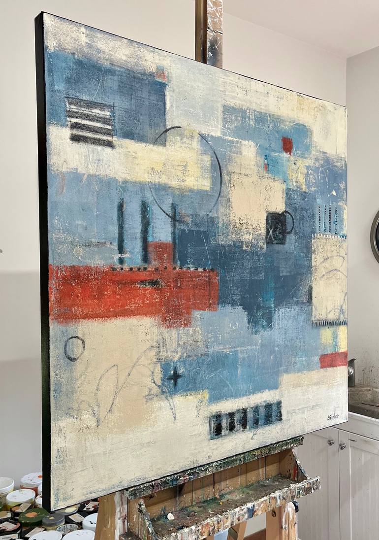 Original Abstract Expressionism Abstract Painting by Shellie Garber