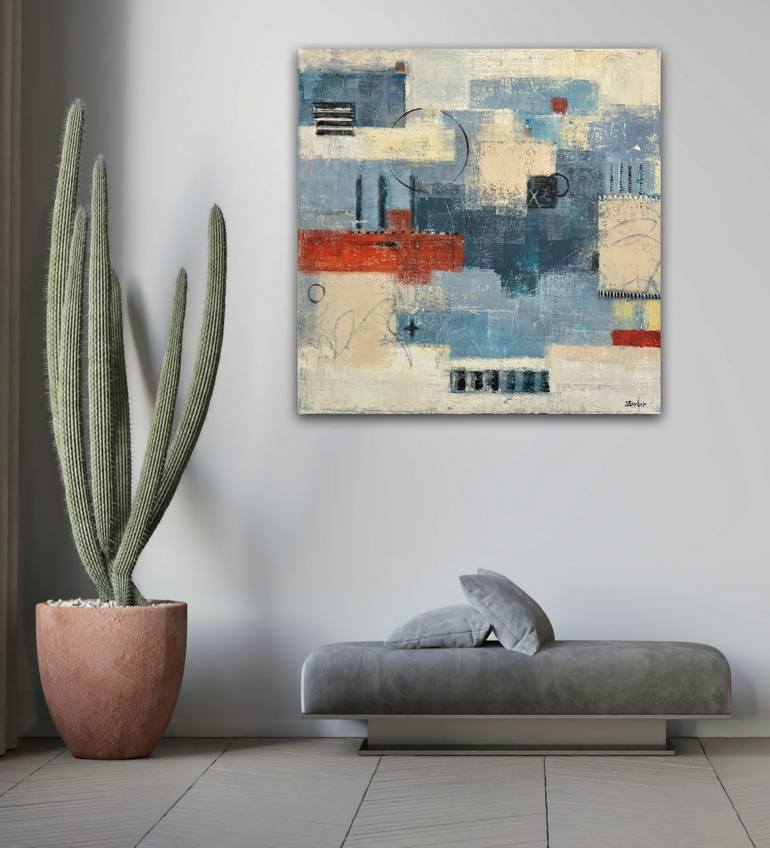Original Abstract Expressionism Abstract Painting by Shellie Garber