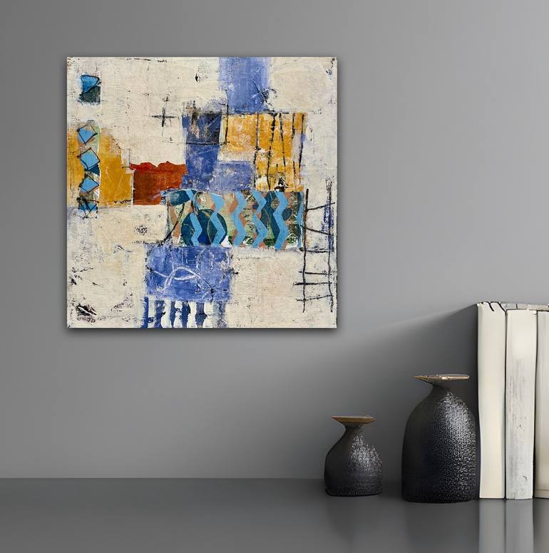 Original Abstract Expressionism Abstract Mixed Media by Shellie Garber