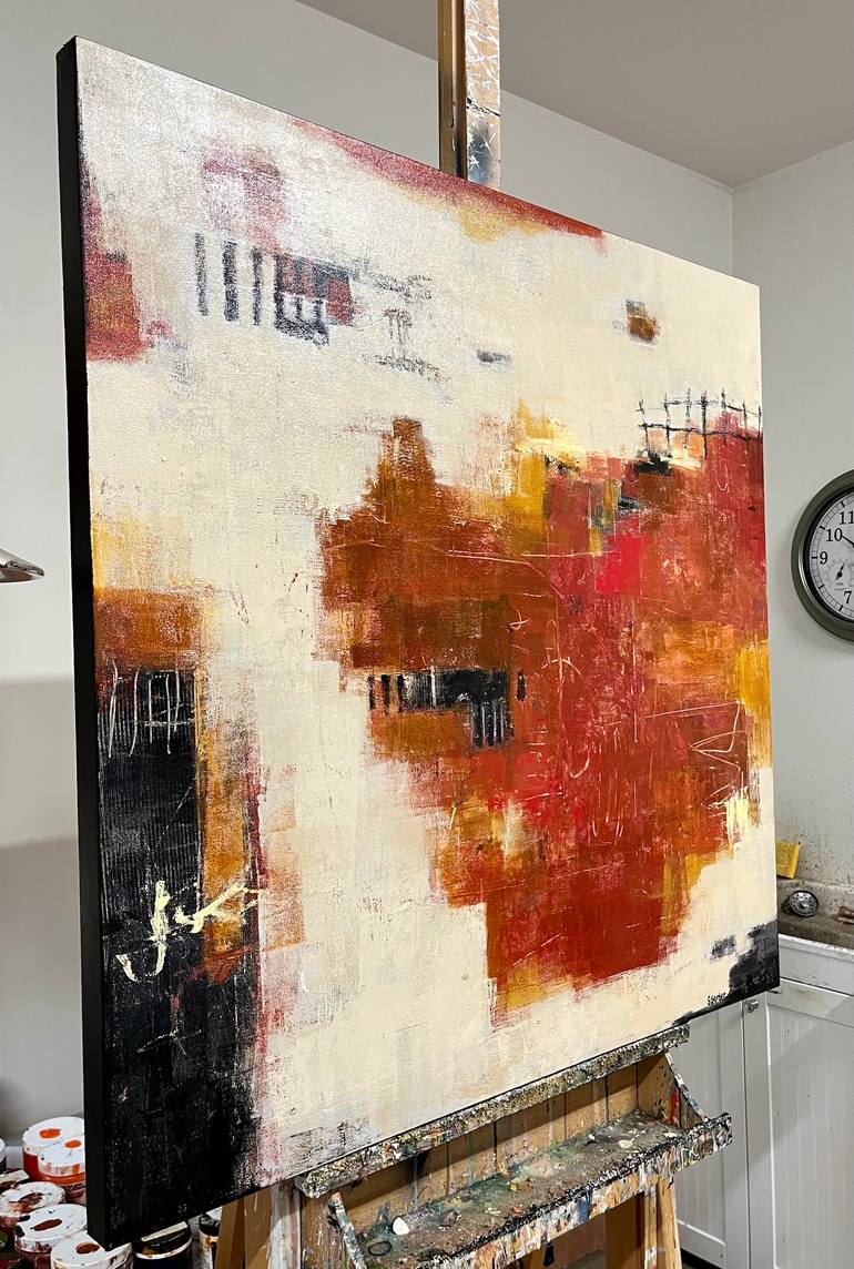 Original Abstract Expressionism Abstract Painting by Shellie Garber