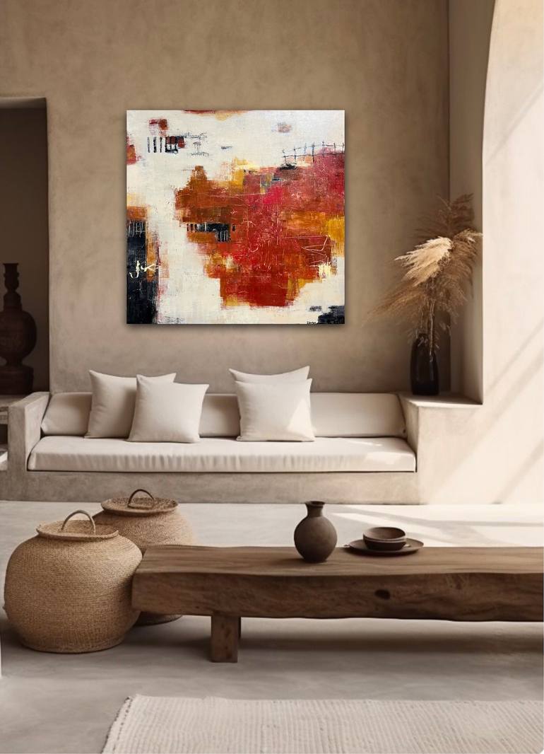 Original Abstract Expressionism Abstract Painting by Shellie Garber