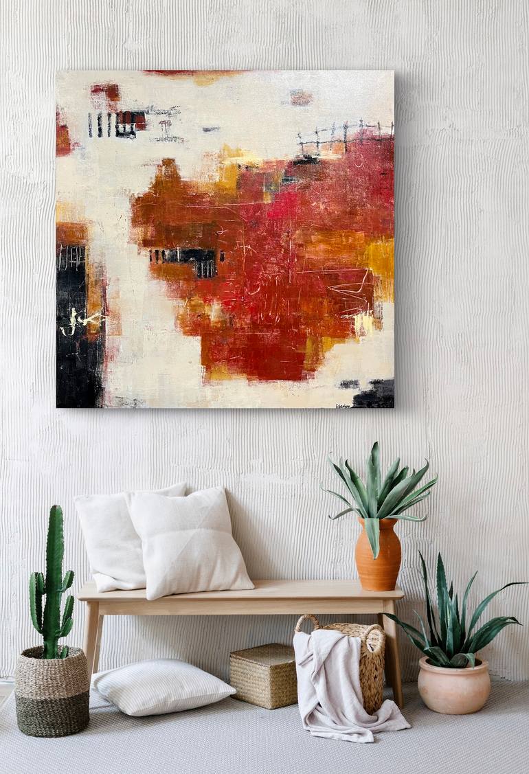 Original Abstract Expressionism Abstract Painting by Shellie Garber