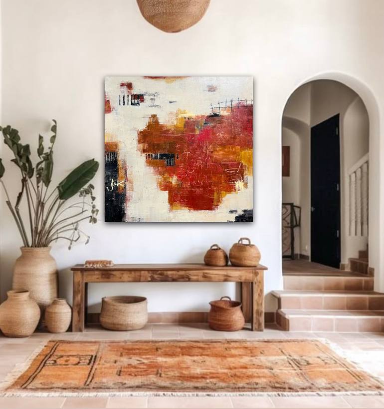 Original Abstract Expressionism Abstract Painting by Shellie Garber