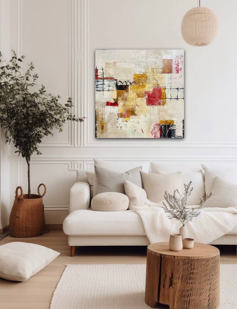 Original Abstract Expressionism Abstract Painting by Shellie Garber