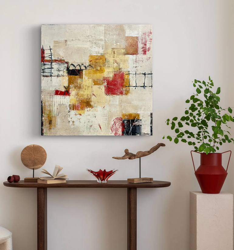 Original Abstract Expressionism Abstract Painting by Shellie Garber