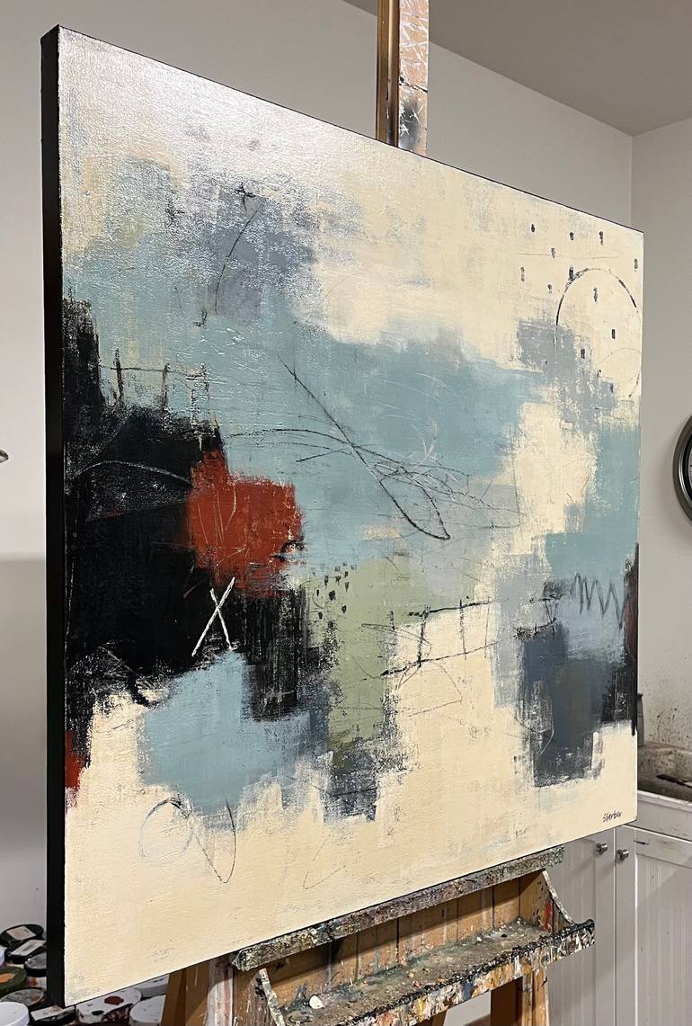 Original Abstract Expressionism Abstract Painting by Shellie Garber