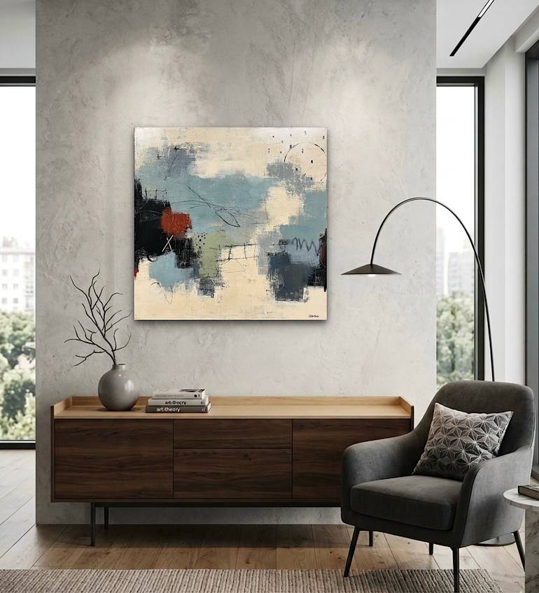 Original Abstract Expressionism Abstract Painting by Shellie Garber