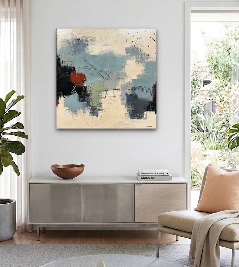 Original Abstract Expressionism Abstract Painting by Shellie Garber