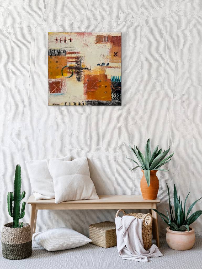 Original Abstract Expressionism Abstract Painting by Shellie Garber