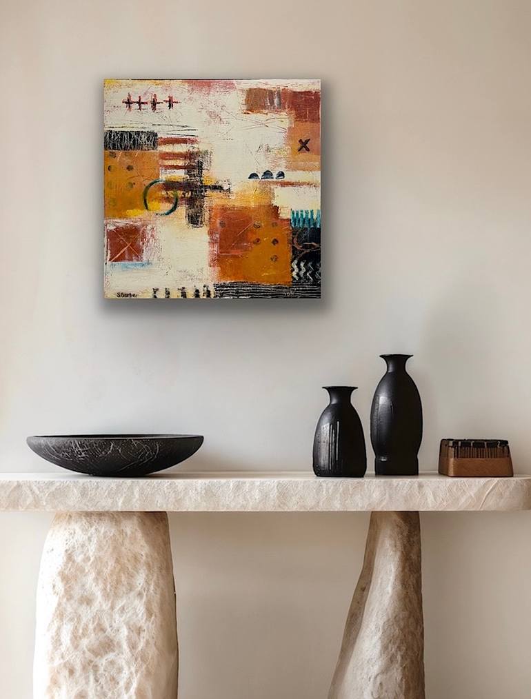 Original Abstract Expressionism Abstract Painting by Shellie Garber