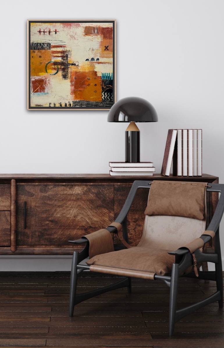 Original Abstract Expressionism Abstract Painting by Shellie Garber