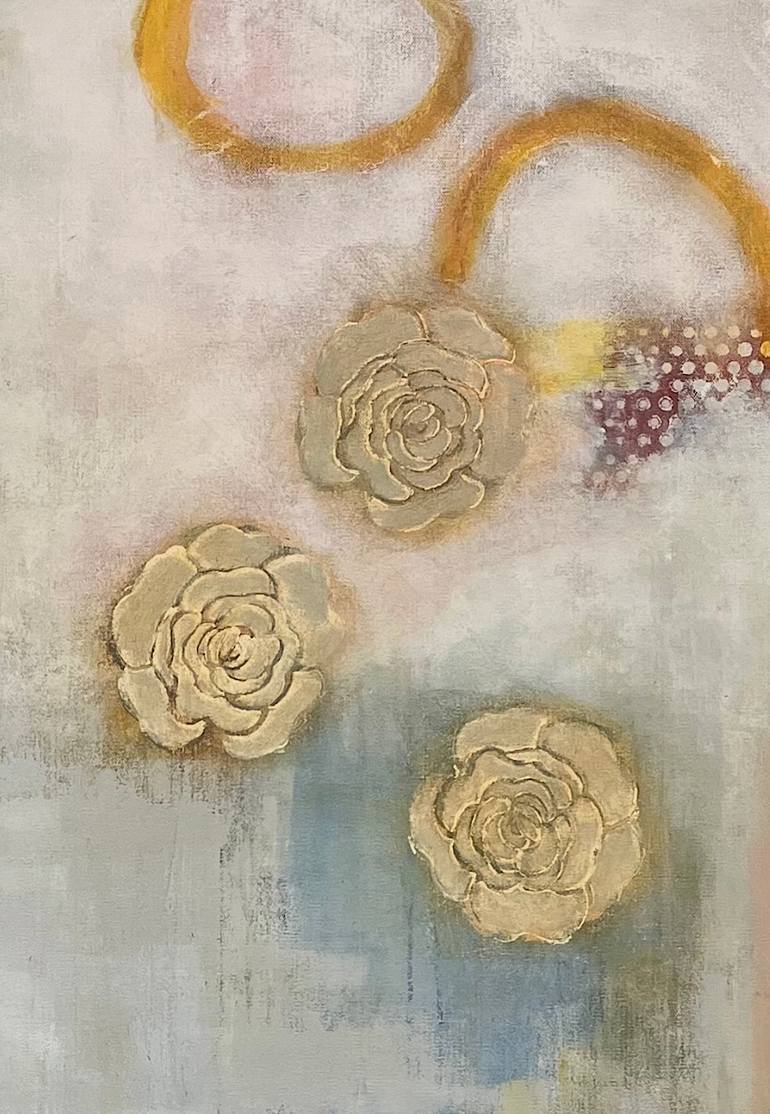 Original Abstract Garden Painting by Shellie Garber