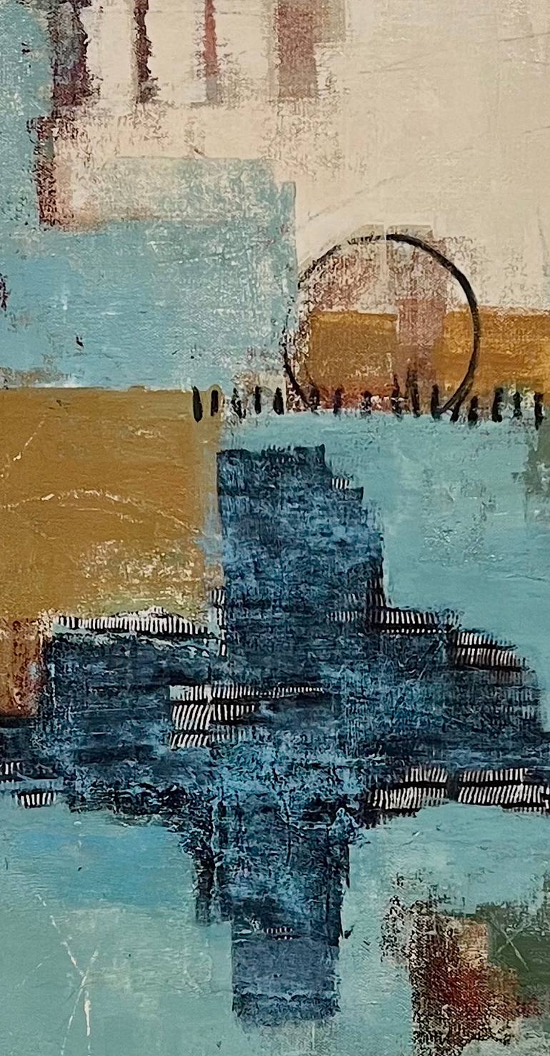 Original Abstract Expressionism Abstract Mixed Media by Shellie Garber
