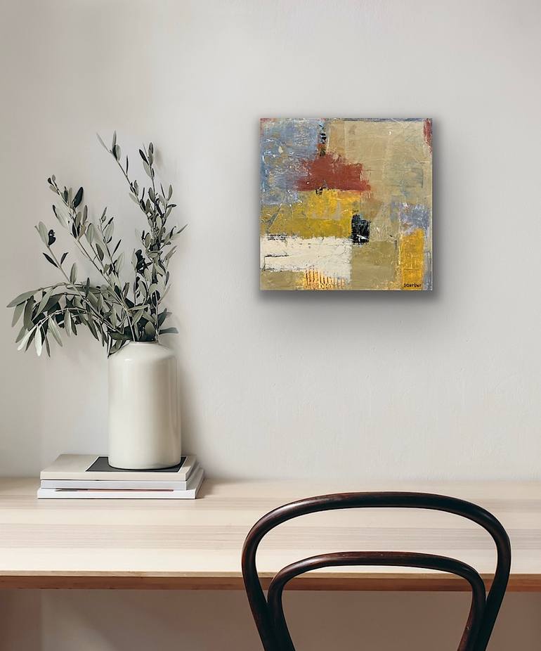 Original Painterly Abstraction Abstract Mixed Media by Shellie Garber
