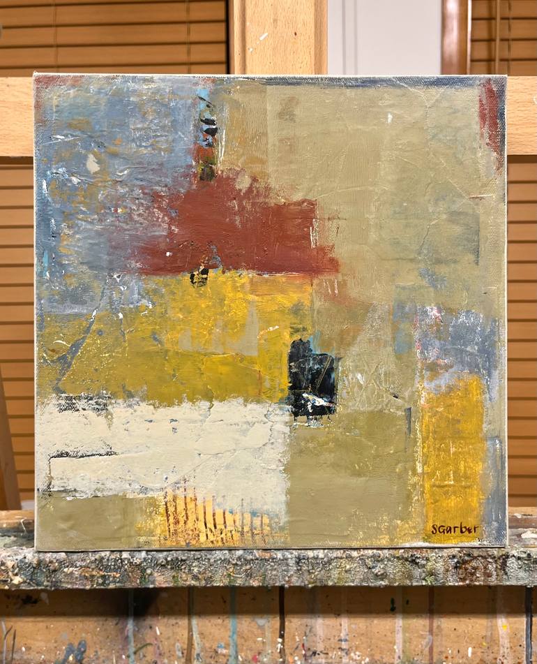 Original Painterly Abstraction Abstract Mixed Media by Shellie Garber