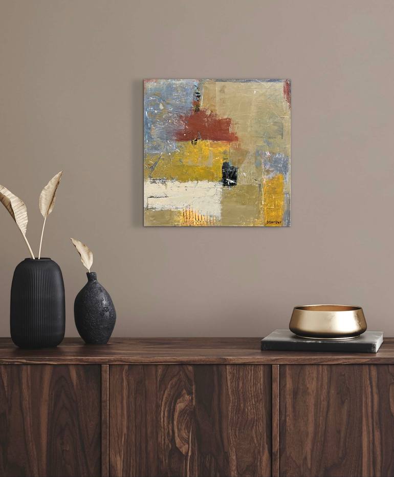 Original Painterly Abstraction Abstract Mixed Media by Shellie Garber