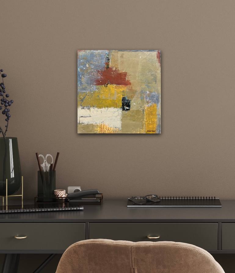 Original Painterly Abstraction Abstract Mixed Media by Shellie Garber