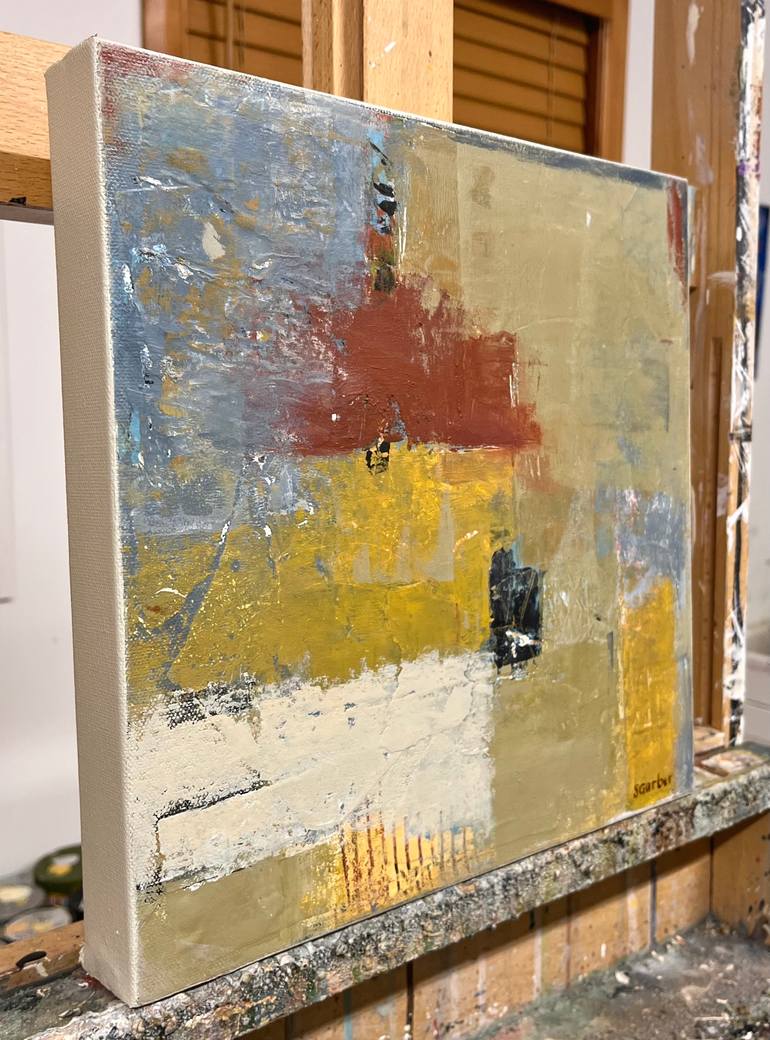 Original Painterly Abstraction Abstract Mixed Media by Shellie Garber