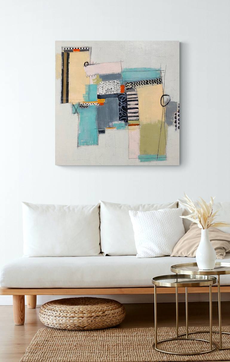 Original Abstract Expressionism Abstract Painting by Shellie Garber