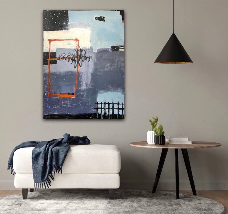 Original Abstract Landscape Painting by Shellie Garber