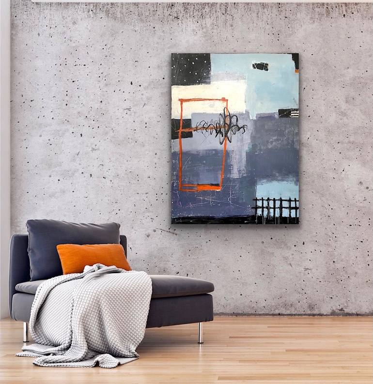 Original Abstract Landscape Painting by Shellie Garber